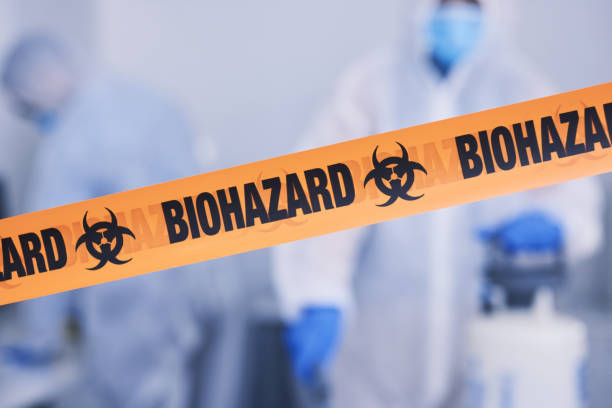 Professional Biohazard Cleanup technician working in Rossville, TN